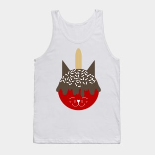 Candy Apple Cat Tank Top